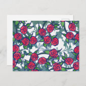 レトロバラ ポストカード (正面/裏面)