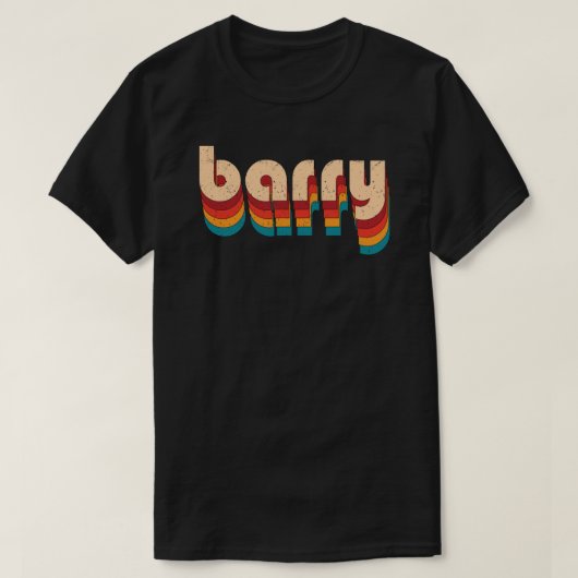 レトロバリー名Tシャツ Tシャツ (デザイン正面)