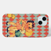 レトロバレンタインキッチュヴィンテージキッズ Case-Mate iPhoneケース (裏面 (横))