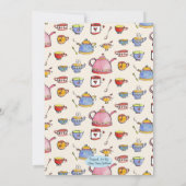 レトロバレンタインズデイガレンティンティーパーティーランチ 招待状 (裏面)