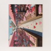 レトロバレンタインデーマーケットマーベル ジグソーパズル (縦)