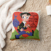 レトロバレンタインデーヴィンテージホボボーイハート クッション (ブランケット)