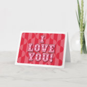 レトロバレンタイン愛 カード (正面)