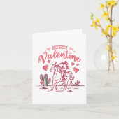 レトロバレンタイン ウエスタンバレンタイン アパレル ハウディ バ カード (黄色い花)