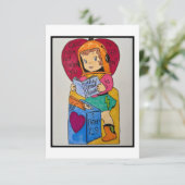 レトロバレンタイン サンキューカード (スタンド正面)