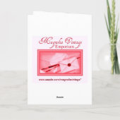 レトロバレンタイン～ハート型ボックスの子猫 シーズンカード (裏面)