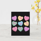 レトロバレンタイン ボトックス ハート キャンディ フィラー ディスポルト カード (黄色い花)