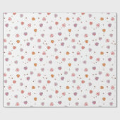 レトロバレンタイン ラッピングペーパー (フラット)