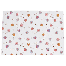 レトロバレンタイン ラージペーパーバッグ