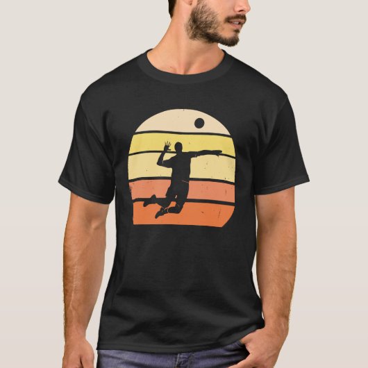 レトロバレーボール2 Tシャツ (正面)
