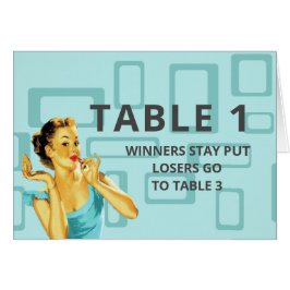 レトロバンコテーブルカード（テーブル1）