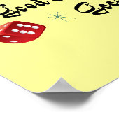 レトロバンコ看板 – 楽しい時間、笑いと友達 ポスター (角)