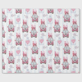 レトロバンラッピング紙 ラッピングペーパー (フラット)