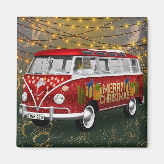 レトロバン マグネット (正面)