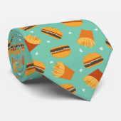 レトロバーガー&フライス ネクタイ (ロール)