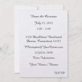 レトロバースツール招待状- SRF 招待状 (裏面)