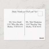 レトロバースデー どんな年齢でも、1950年代スタイル ポストカード (裏面)