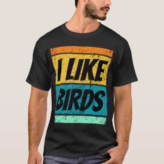 レトロバーズシャツミニマリストシャツメンズウィメンズバーdw tシャツ