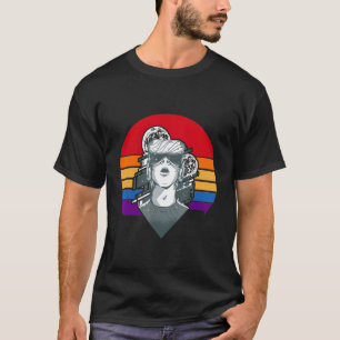レトロバーチャルリアリティVRゴーグル2 Tシャツ