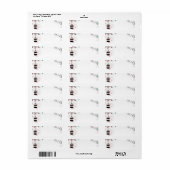 レトロバードケージラベル ラベル (フルシート)