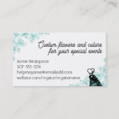 レトロバードシェフ料理ベーキングケータリング料理 名刺 (裏面)