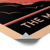 レトロバーミンガム,アラバマ旅行ポスター ポスター (角)