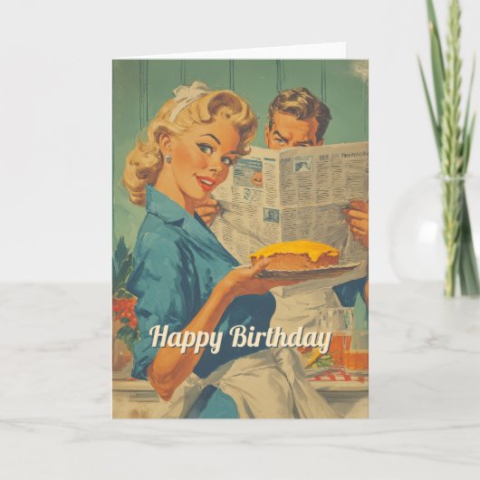 レトロパイと紙チャーム 招待状 (正面)