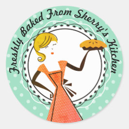 レトロパイの主婦パン屋 ラウンドシール