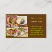 レトロパイチキンデリショップディナーケータリング 名刺 (正面)