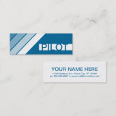 レトロパイロット スキニー名刺 (正面/裏面)