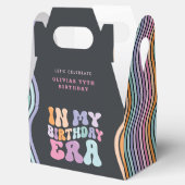 レトロパステルカラフルモダン誕生日の時代 フェイバーボックス (オープン)