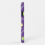 レトロパステルカラーキャンディ棒つきキャンデーパープル Case-Mate iPhoneケース (裏面/右)