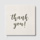 レトロパステルカラーデイジー結婚ズ ゲストブック (正面)