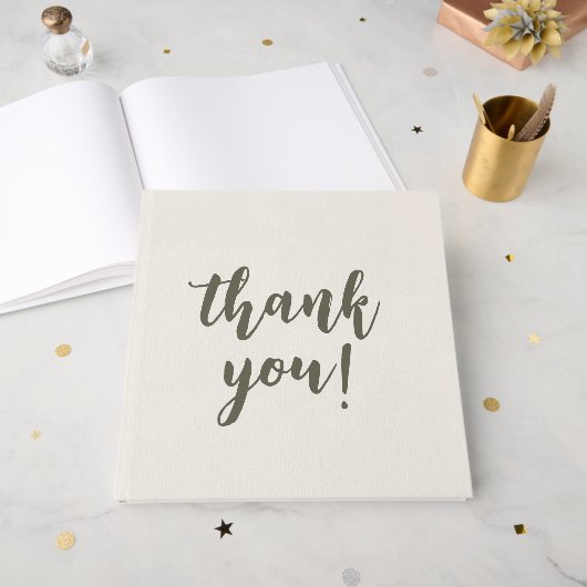 レトロパステルカラーデイジー結婚ズ ゲストブック (正面見開き)