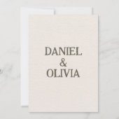 レトロパステルカラーデイジー結婚ズ サンキューカード (裏面)