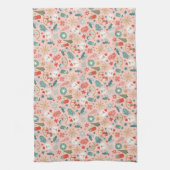 レトロパステルクリスマス キッチンタオル (縦)