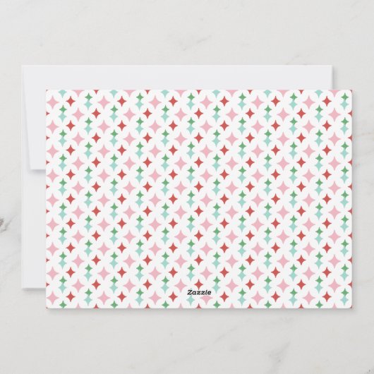 レトロパステルクリスマス | Oh Holy Night シーズンカード (裏面)