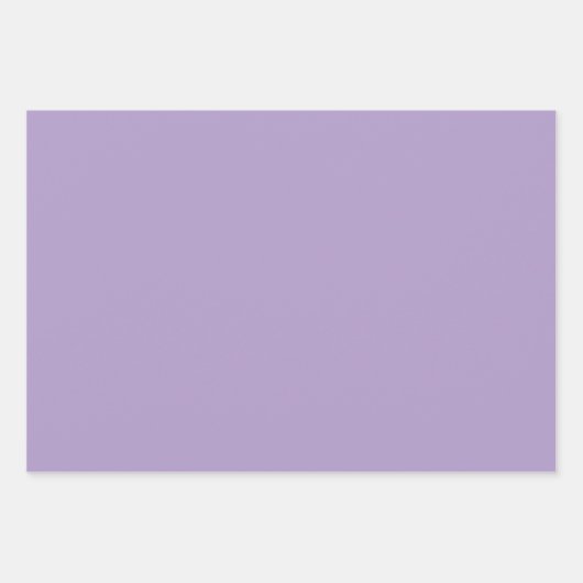 レトロパステルピンクパープルフローラシームレスパターン ラッピングペーパーシート (正面2)