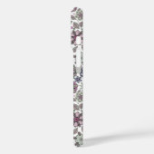 レトロパステルピンクパープルフローラシームレスパターン Case-Mate iPhoneケース (裏面 / 左)