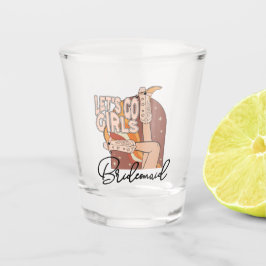 レトロパステルピンクロデオバチェロレッテショットグラス ショットグラス