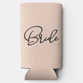 レトロパステルピンクロデオバチェロレッテブライド スリム缶クーラー (裏面)