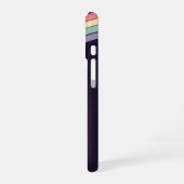 レトロパステルムーンアーク iPhone 16ケース (左側面)