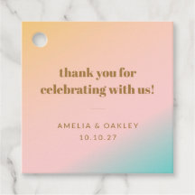 レトロパステルユニークグラデ結婚ィティカスタムング感謝していの