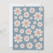 レトロパステル卒業パーティー 招待状 (裏面)