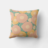 レトロパステル幾何学 クッション (裏面)