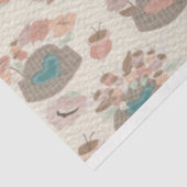 レトロパステル春花籠 薄葉紙 (詳細)