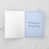 レトロパステル誕生日カード カード (内部)