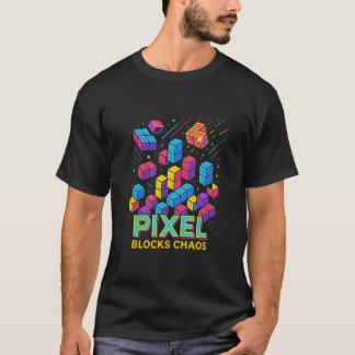 レトロパズルゲーム抽象芸術 Tシャツ