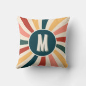 レトロパタクールーンモノグラム装飾用クッション クッション (裏面)