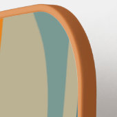 レトロパタパーソナライズされたーン ピックルボールラケット (左詳細)